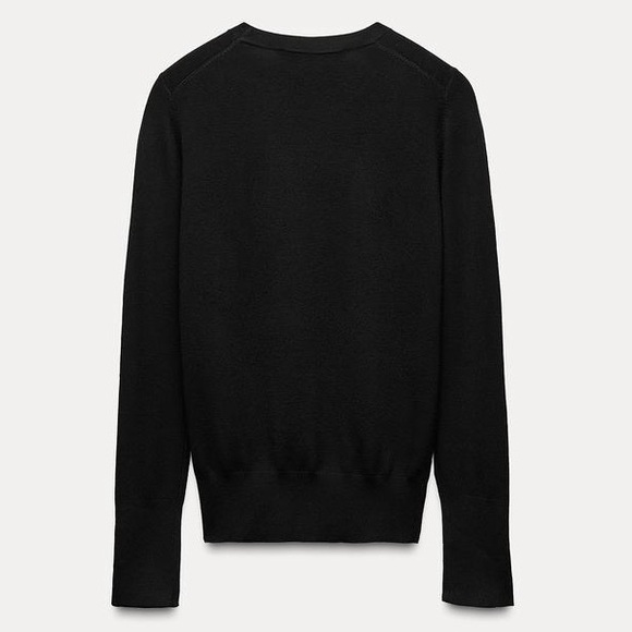 ZARA BLOGGER FAVORITE BASIC KNIT SWEATER - Picture 6 of 8
